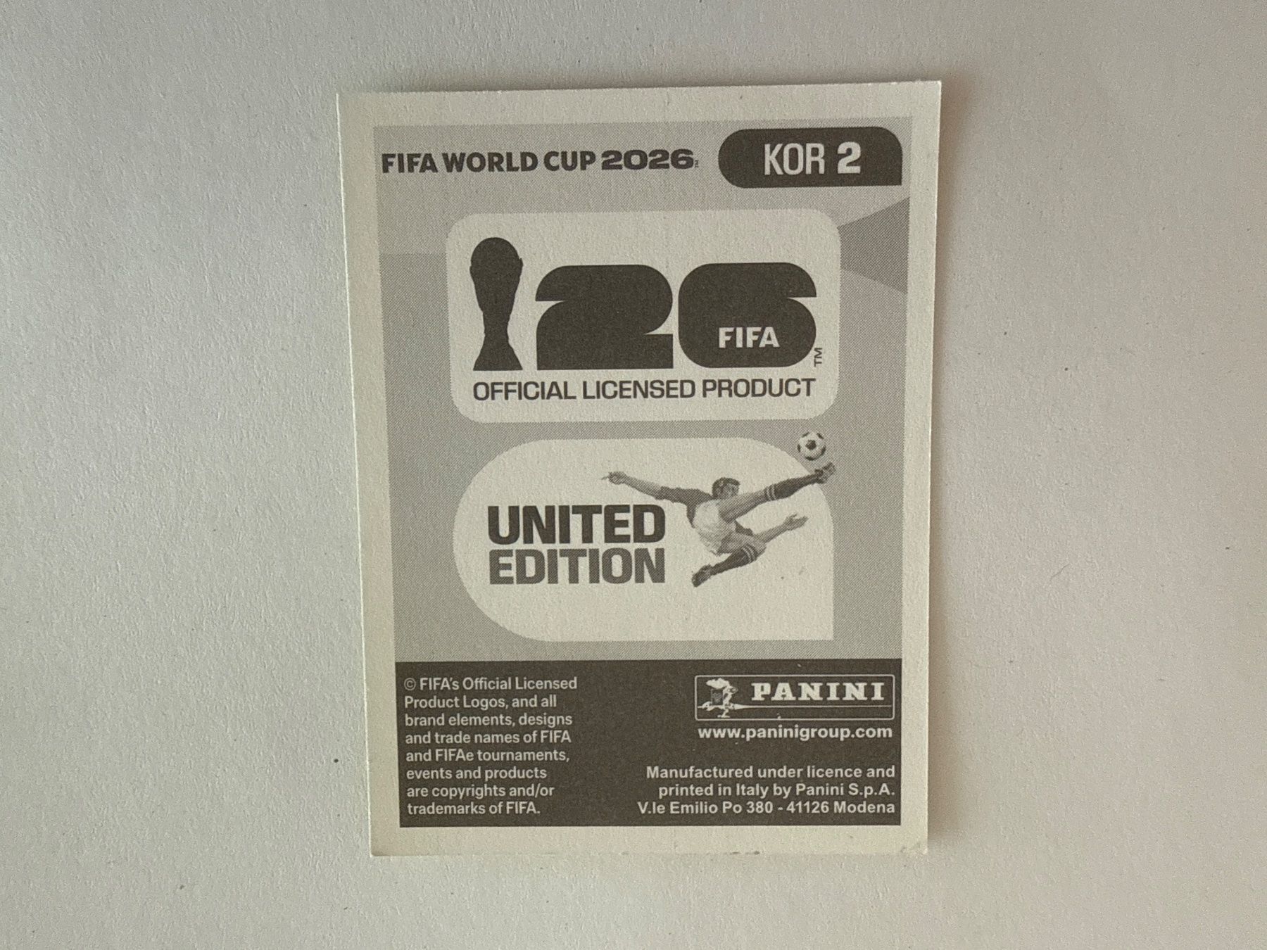 Panini Carte collezionabili: Jo KOR2 - Panini CH Edition WM 2026 – Nuovo (secondo la descrizione) da Grenchen venduto da nicus_aveiro 1