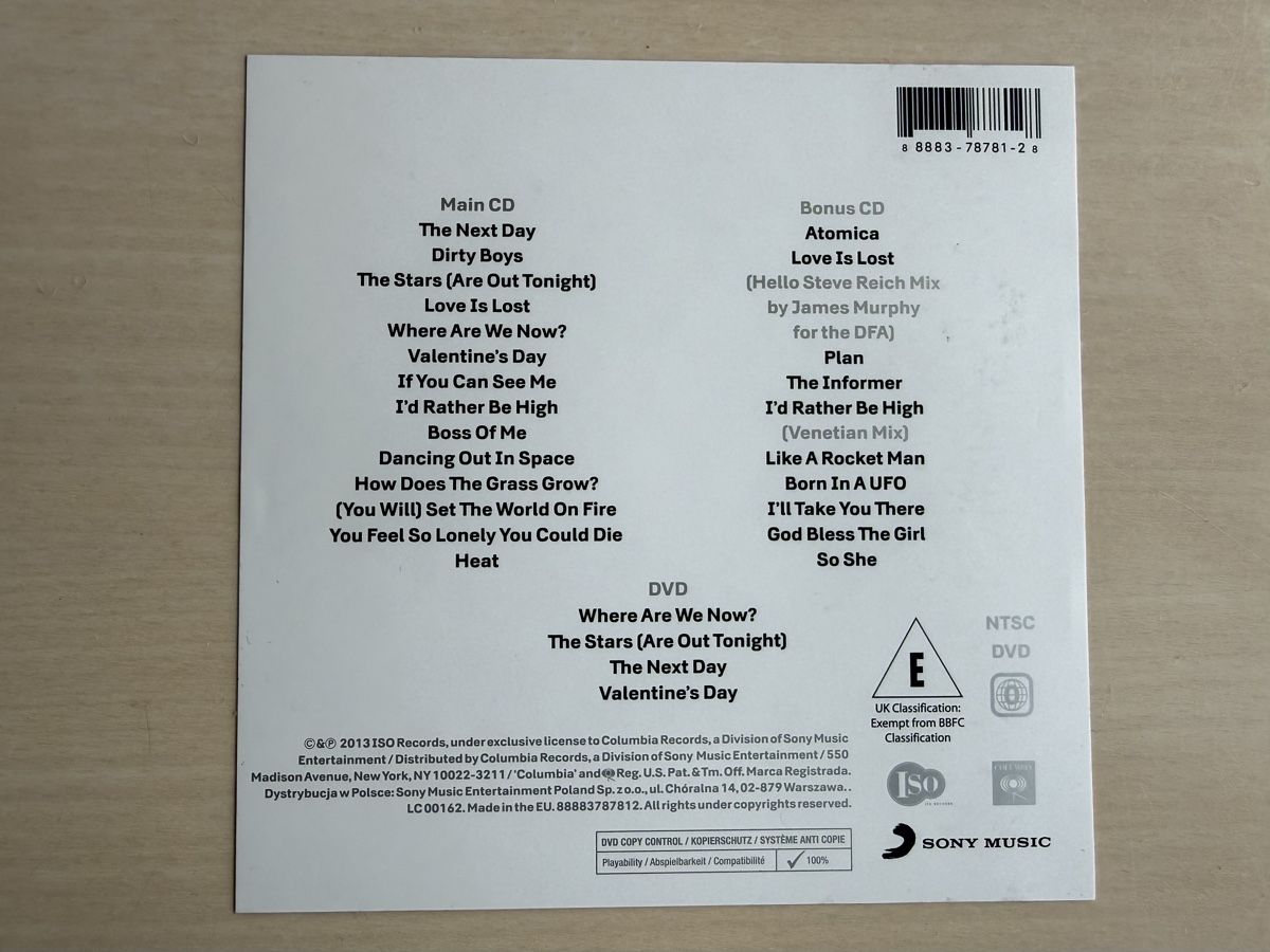 CDs: David Bowie The Next Day 2CD&DVD + Changesbowie Single – Gebraucht aus Oberried Brienz von Chyara 4