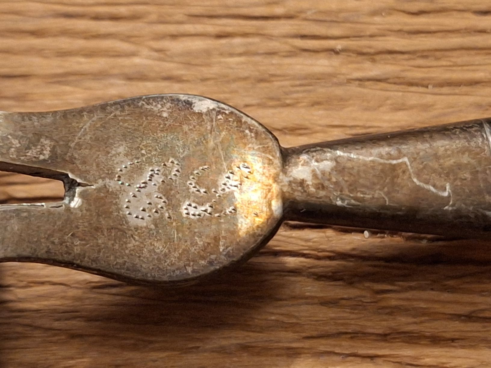 Löffel: Antikes Teesieb Silber 800 mit Perlmutt Griff – Gebraucht aus Dornach von bals28 6
