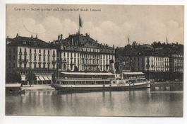 LUZERN Schweizerhof - Dampfschiff Stadt Luzern