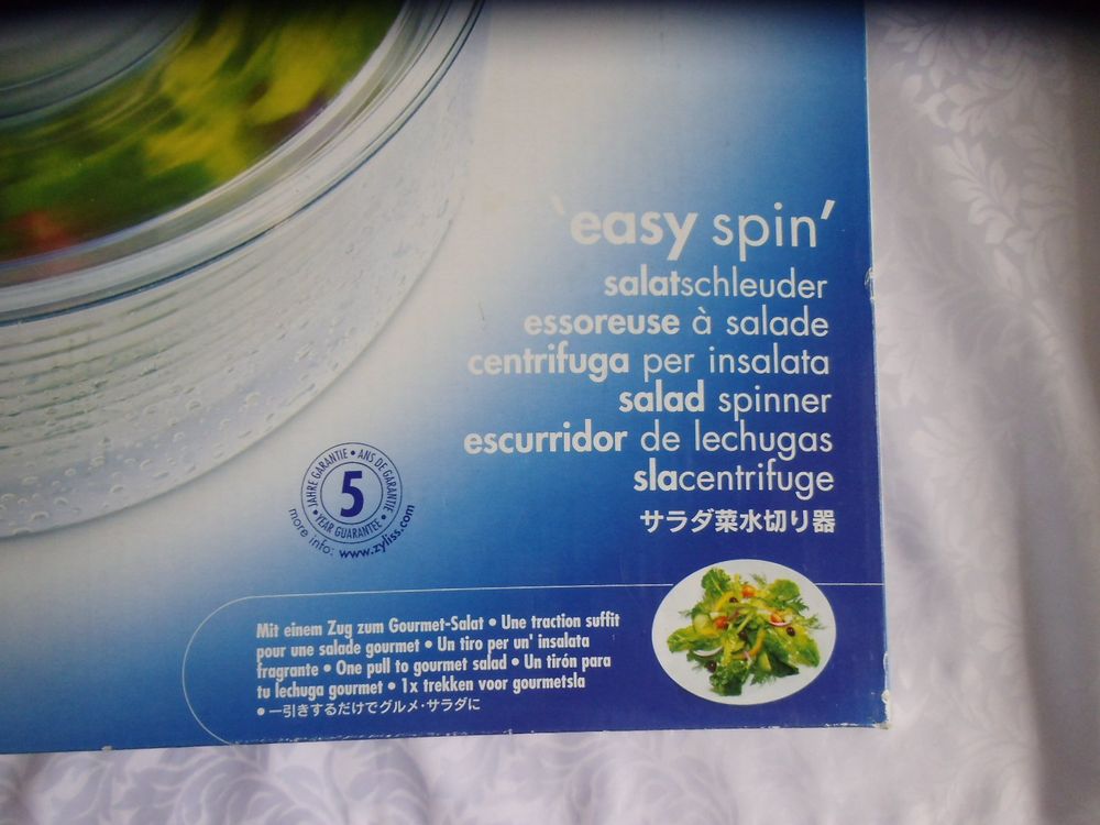 Zyliss - Essoreuse à salade Easy Spin 2