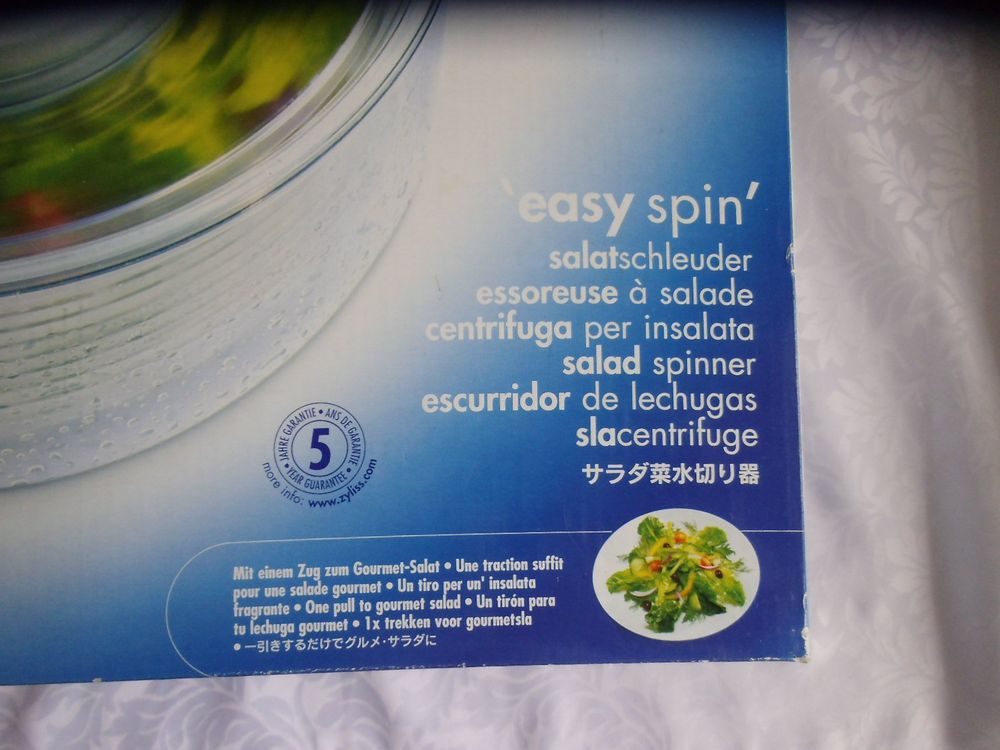 Zyliss Essoreuse à salade Easy Spin