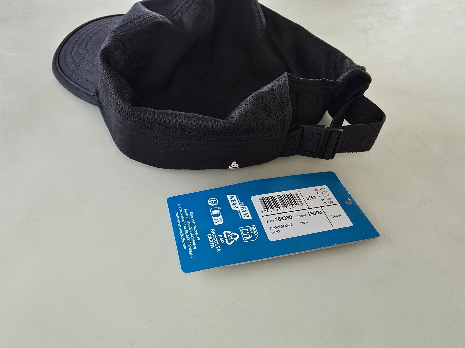 Sonstige Kleidung & Accessoires: ODLO CAP NEU PERFORMANCE LIGHT S/M BLACK UNISEX – Neu und originalverpackt aus Unterstammheim von P911993 2