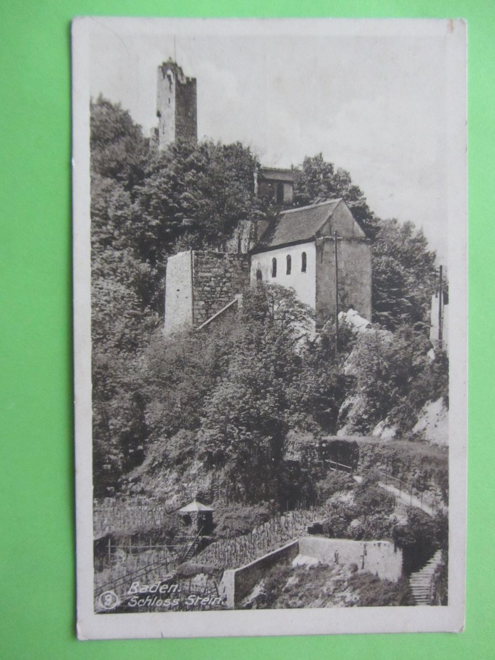 Cartoline postali: Ansichtskarte Baden Schloss Stein ca.1920 – Usato da Malters venduto da moc_z8d9