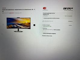 2 Philips Bildschirme zusammen, Kauf Mai 2023 ohne Garantien