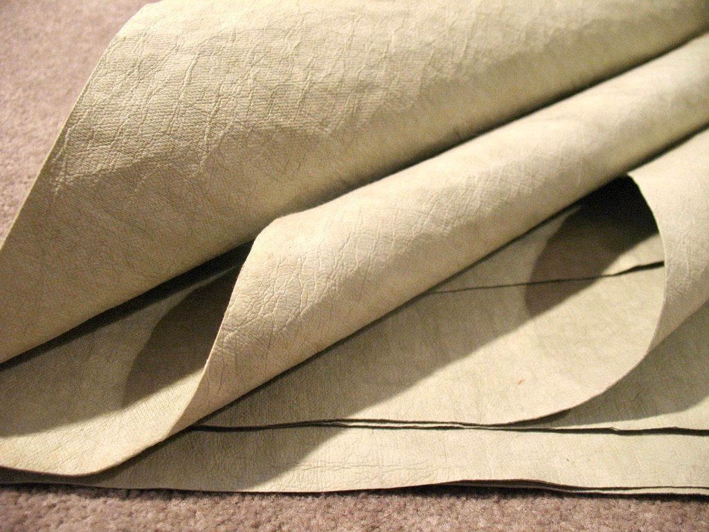 Tessuti: Kunst Leder Stoff Couch Sofa Überzug Trommel-Stoff? hellgrau – Usato da Wil ZH venduto da Arbolero 5