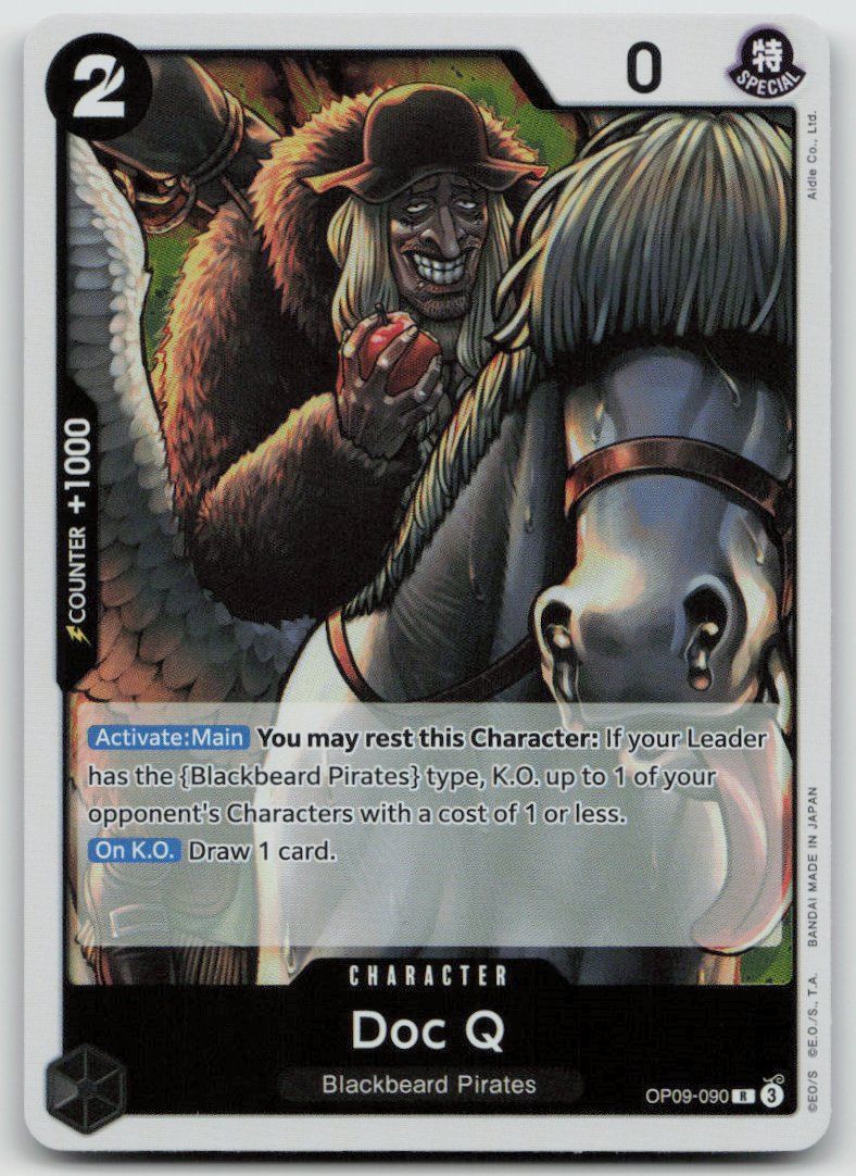 Bandai Carte collezionabili: One Piece Doc Q OP09-090 R – Usato da Lugano venduto da VlaseCard