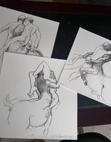 3 Limitierte, erotische Lithografien von Marco Silombria