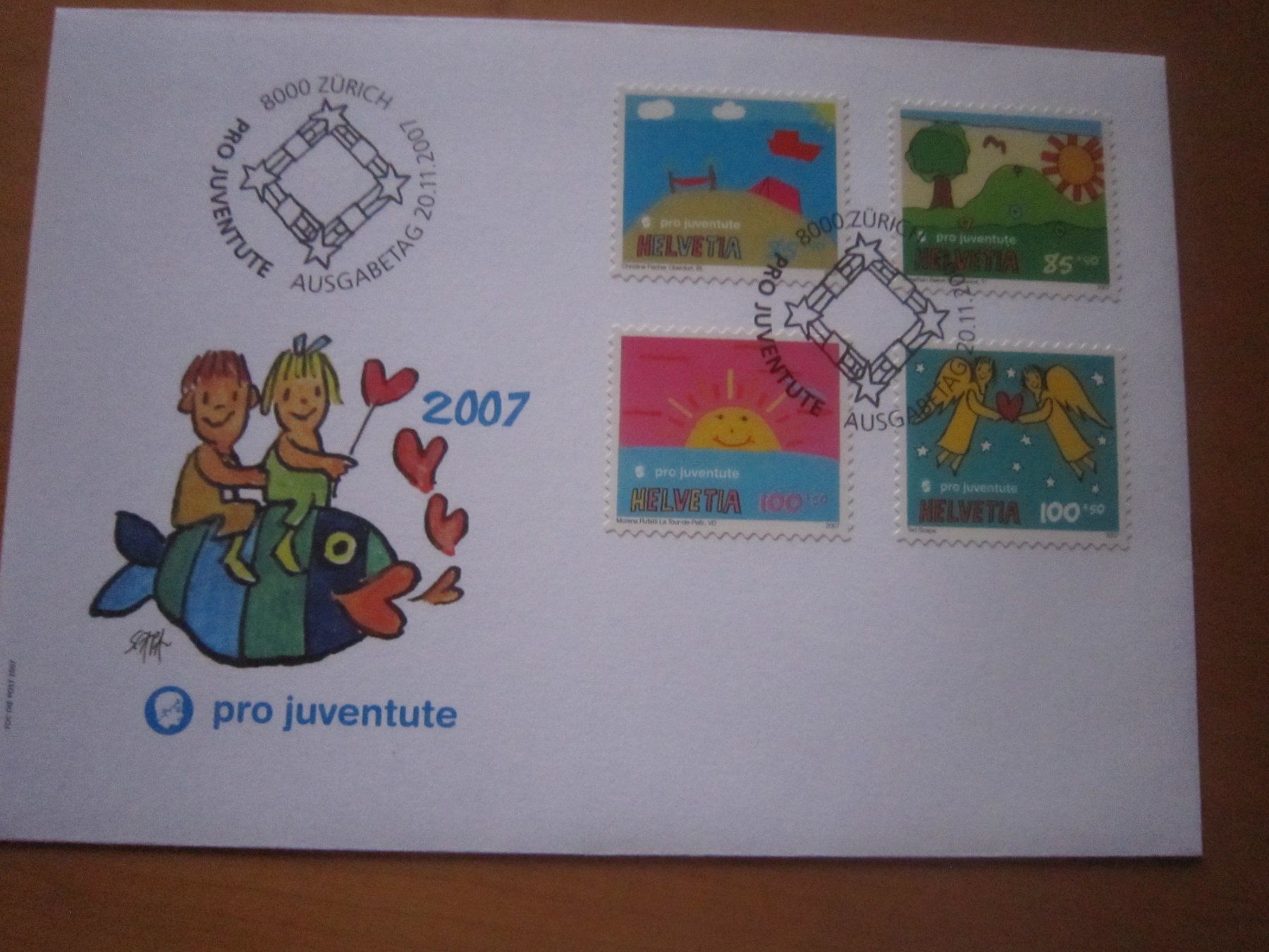 Tutti i francobolli: PJ 2007 FDC – Usato da Gordola venduto da Polentaefung
