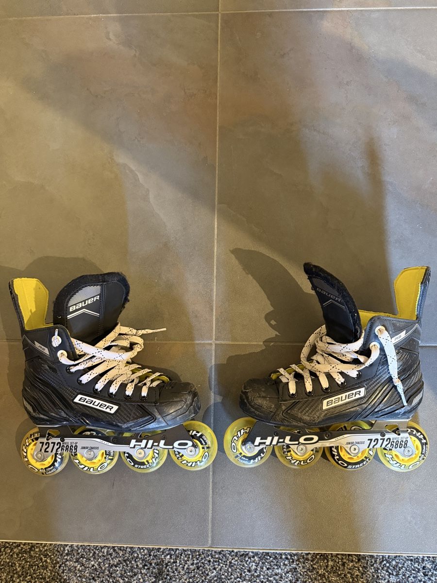 Bauer Pattini in linea & Pattini a rotelle: Bauer RH RS Skate JR, Grösse 3 – Usato da Berg TG venduto da ANCU79 1