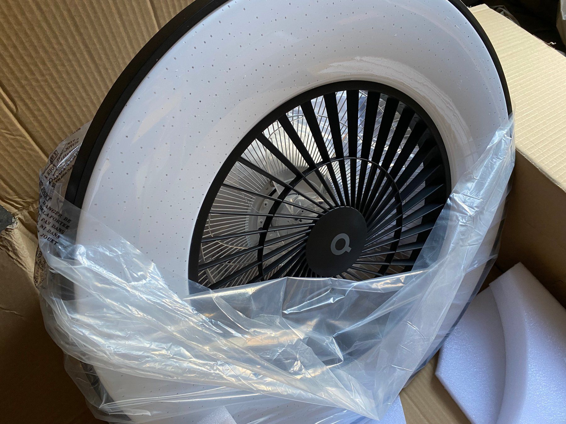 Lampade: LED Deckenventilator QAZQA 60cm dimmbar – Nuovo e nell'imballaggio originale da Zürich venduto da LUIS-B 6