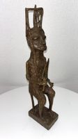 Afrikanische Bronzefigur | Handarbeit | H 35 cm
