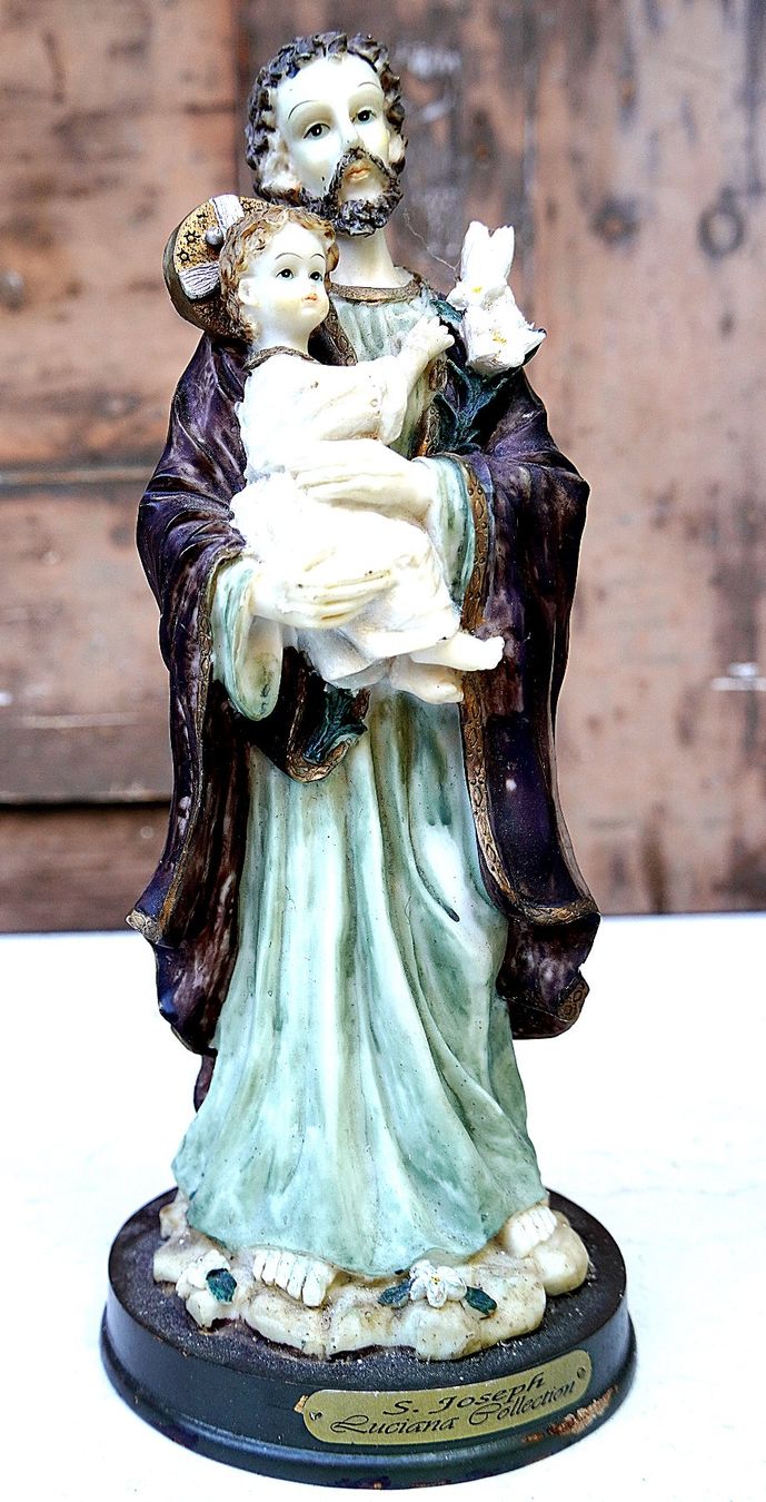 Sculture & Statue: Sankt Josef mit Jesuskind Figur – Usato da Baar venduto da 2cvbaar