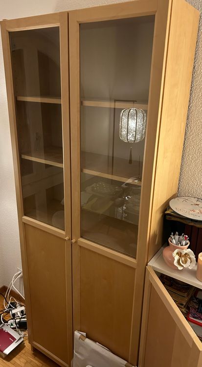 Ikea Billy Vitrine Buche