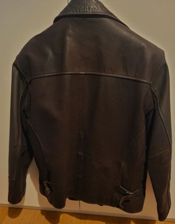 Veste Chevignon vintage en cuir véritable M Lederjacke