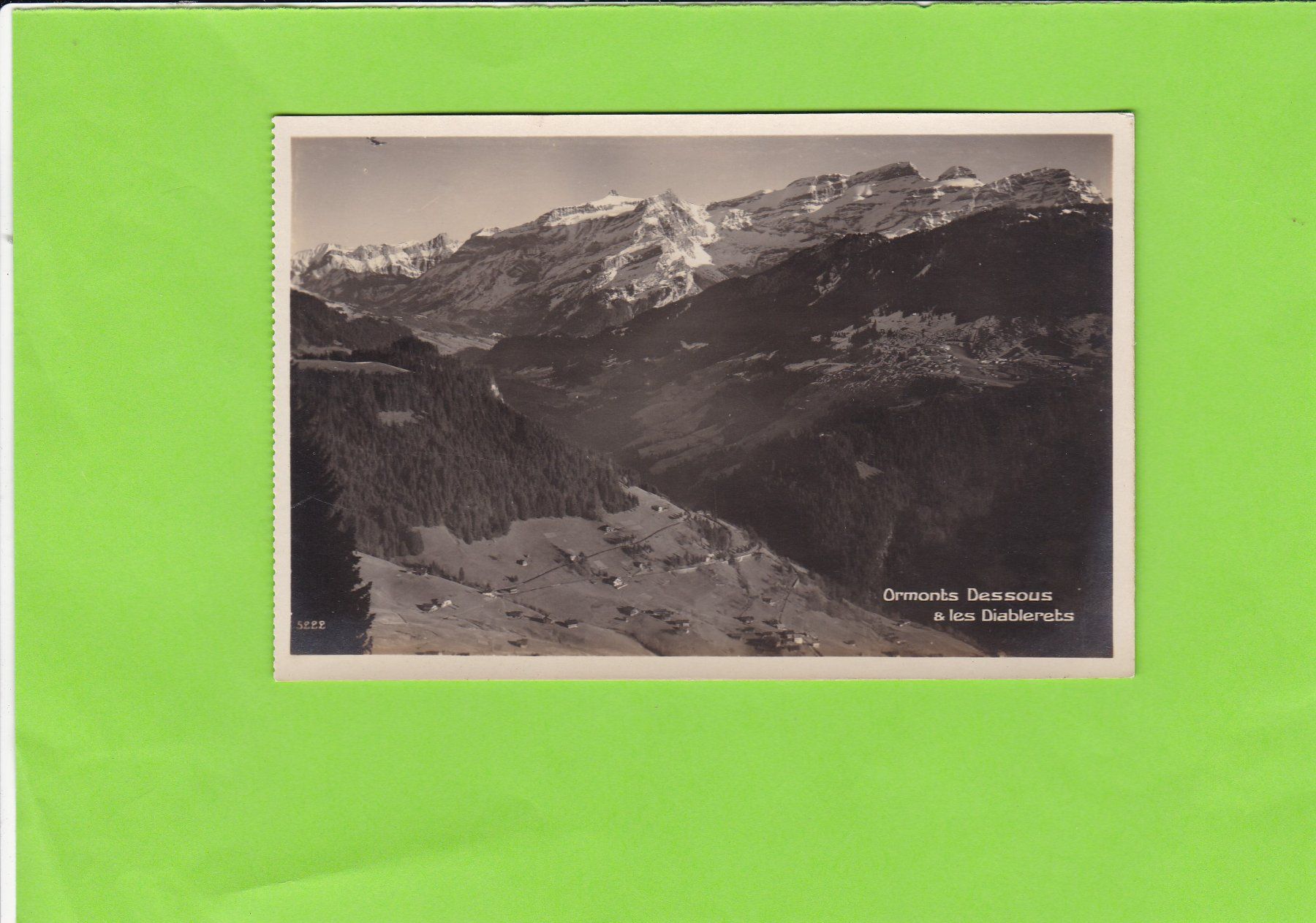 Cartes postales: Ormonts Dessous  &  Les Diablerets – D'occasion à St. Peterzell par neckertal