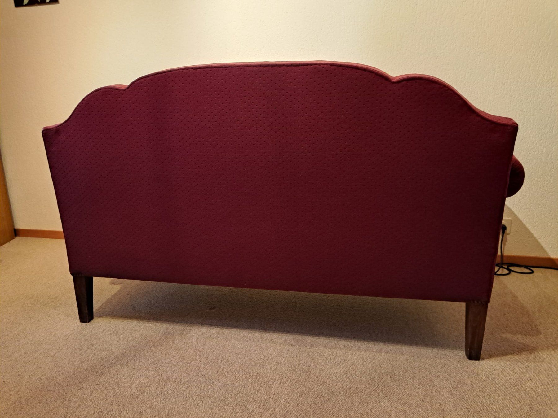 Sofas: Sofa Stoff bordeaux – Gebraucht aus Zwingen von steinbock222 2