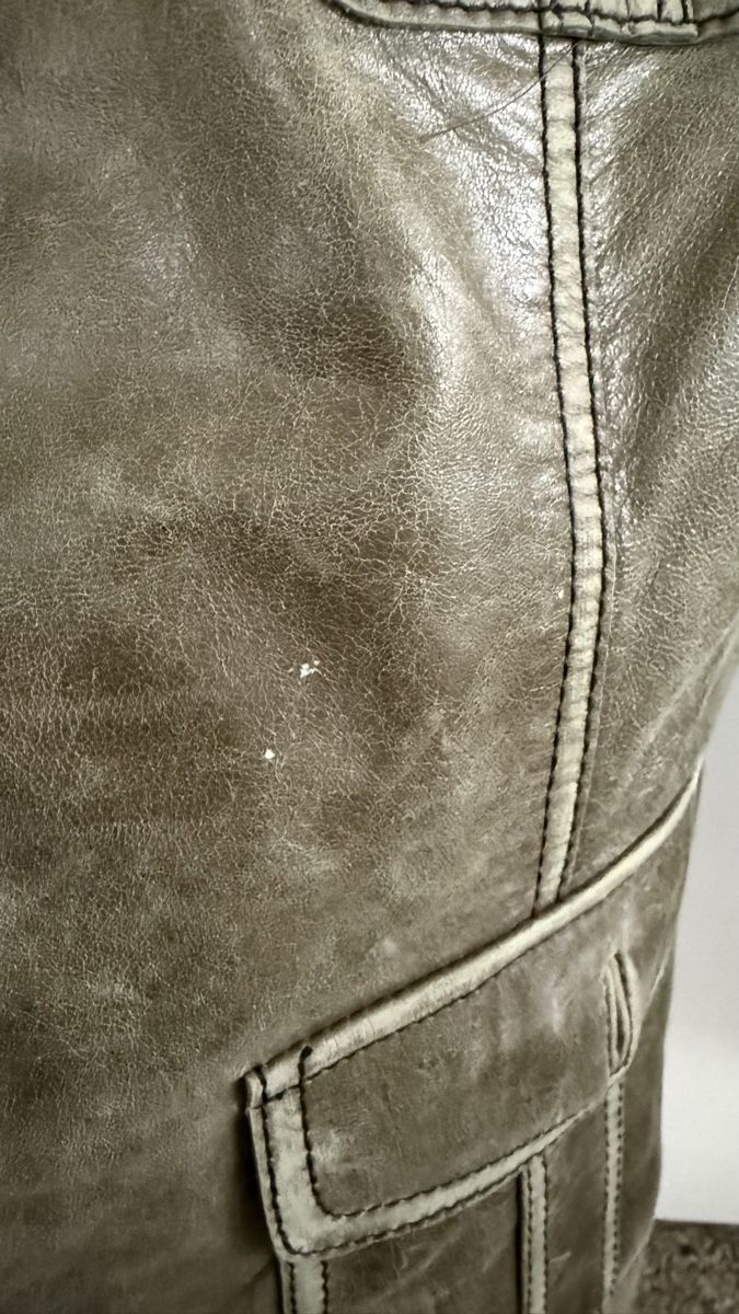 Esprit Giacche: Esprit Leather Jacket - olive green, size M, spring! – Usato da Buchs AG venduto da sxf96 2