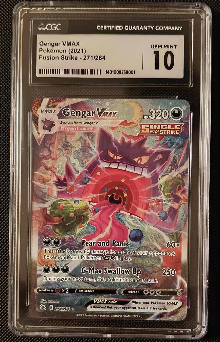 Pokémon Cartes à collectionner: Gengar Vmax 271/264 CGC 10 Eng – D'occasion à Petit-Lancy par vena22