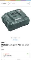 Metabo Ladegerät ASC 55 