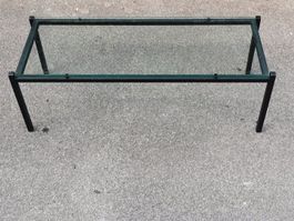 Table basse en verre design Vintage 1960s, style moderniste