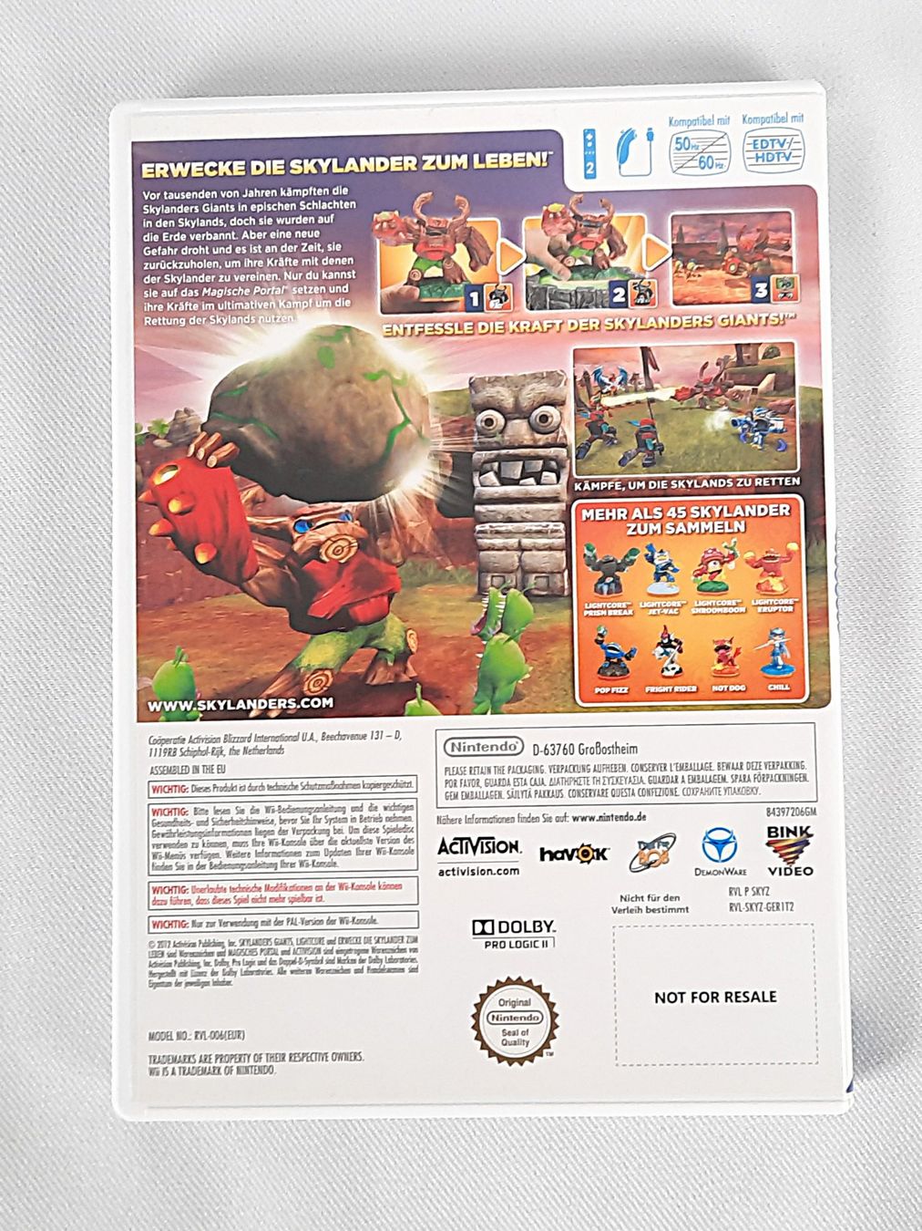 Nintendo Spiele: NINTENDO Wii - Skylanders Giants – Gebraucht aus Beinwil am See von Restwert_Beinwil 1