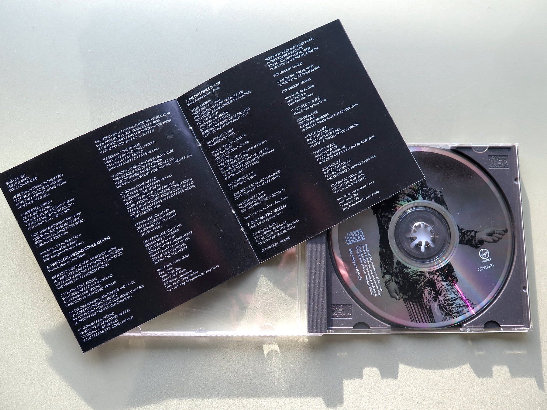 CD: (p) CD LENNY KRAVITZ: Mama said, 1991 – Usato da Bern venduto da Balzamico 2