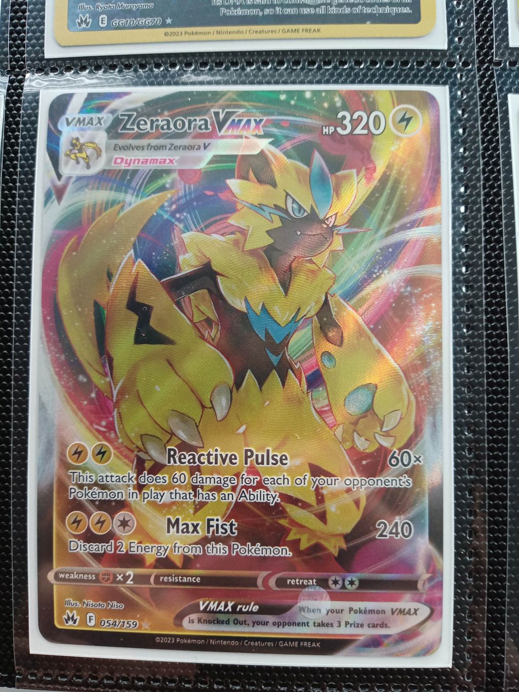 Pokémon Sammelbilder & Trading cards: Zeraora VMax - Pokemon Karte – Gebraucht aus Altstätten SG von GGsGameshop