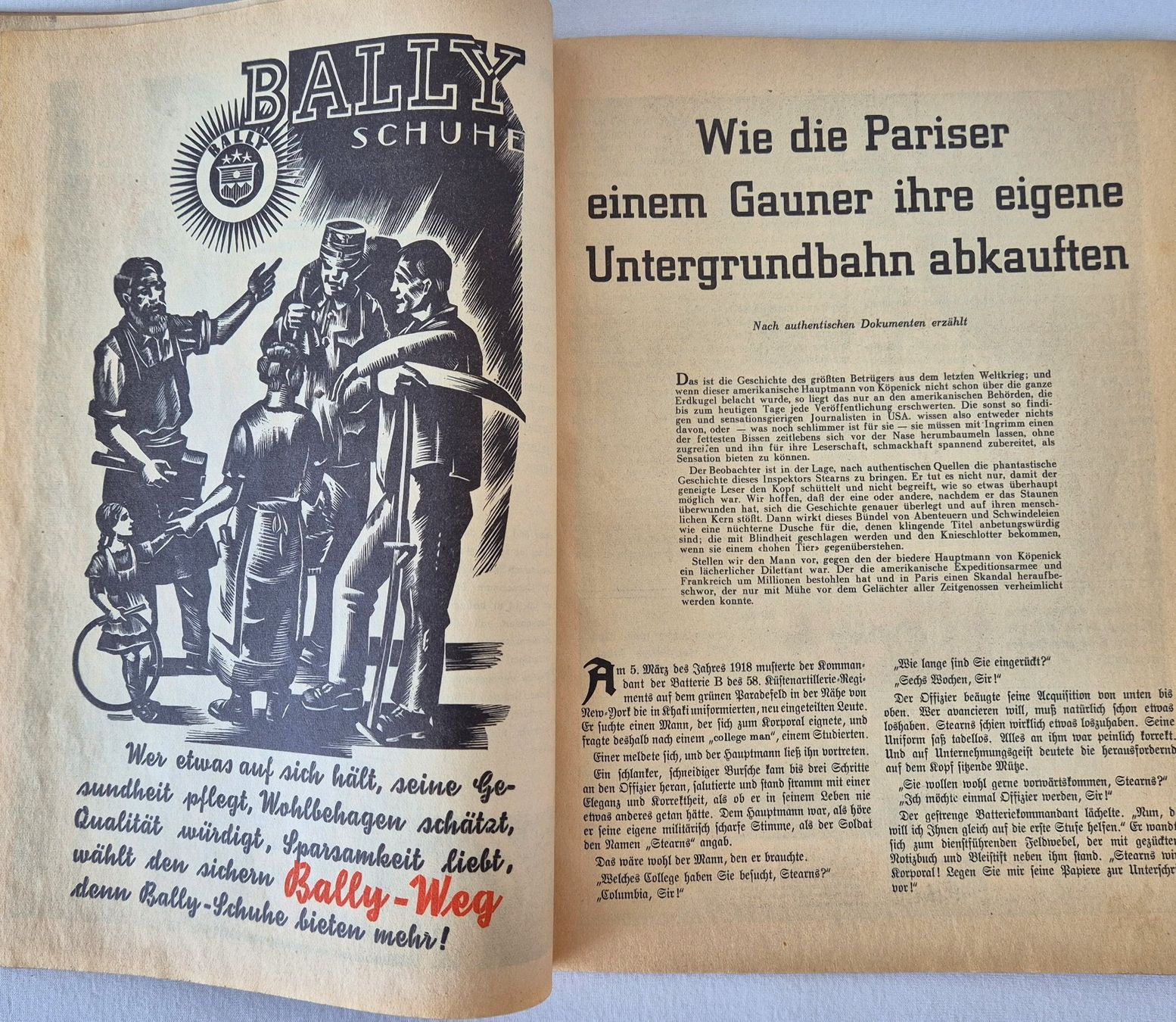 Revues & Magazines: Zeitschrift:   Beobachter,  September 1940 mit grünem ES – D'occasion à Fällanden par Blausegelfliege 6