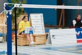 HUCK Badminton-Turniernetz Badmintonnetz mit Kevlarseil NEU