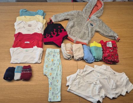 Kleider Paket 5, 20 Teile, Winter, Grösse 74
