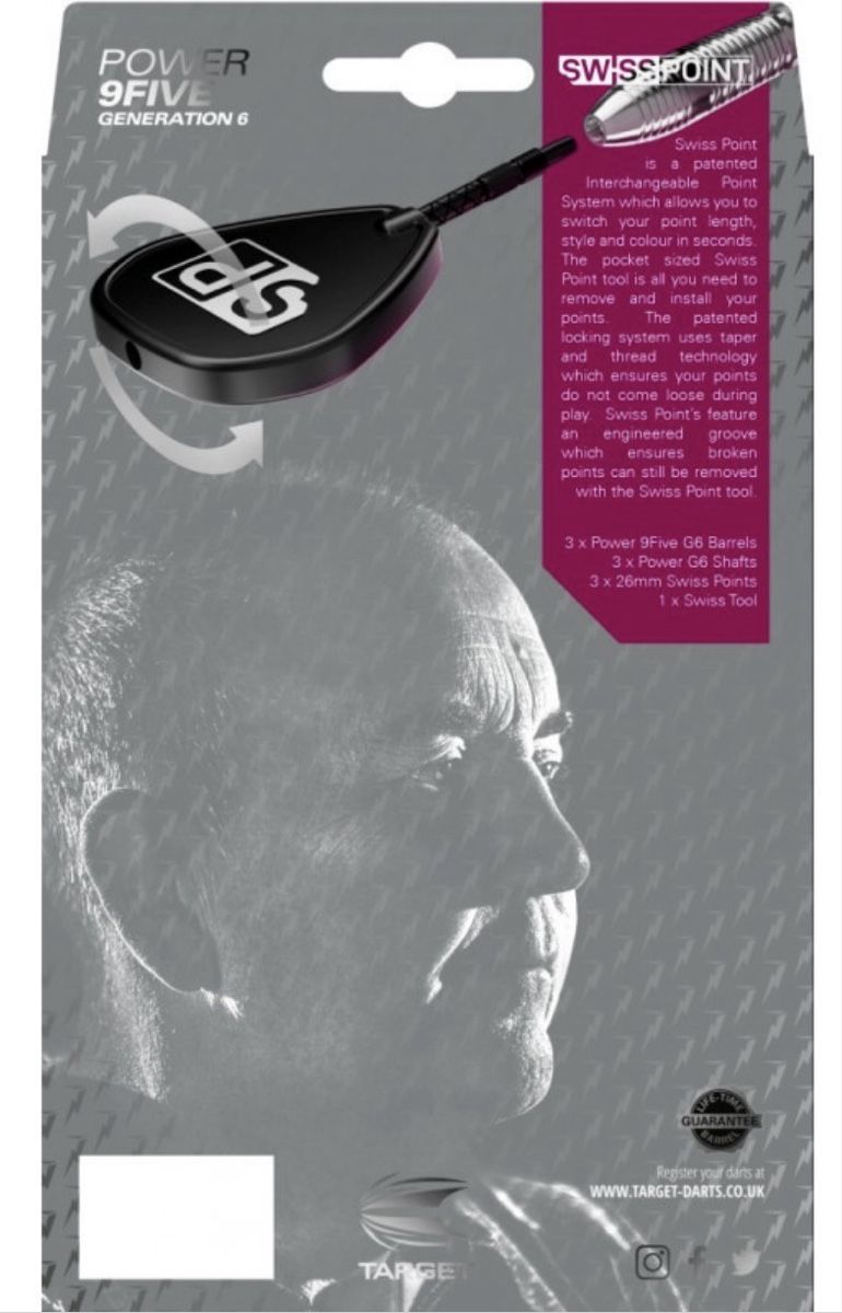 Freccette: Target - Phil Taylor 9Five G6 Swiss-Point - Steeldart – Usato da Zürich venduto da Syossmen 4