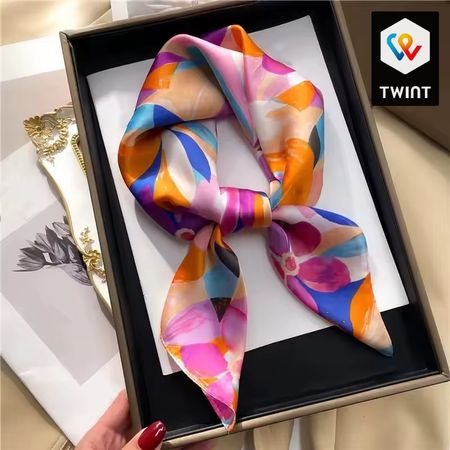 , foulard châle en satin féminin