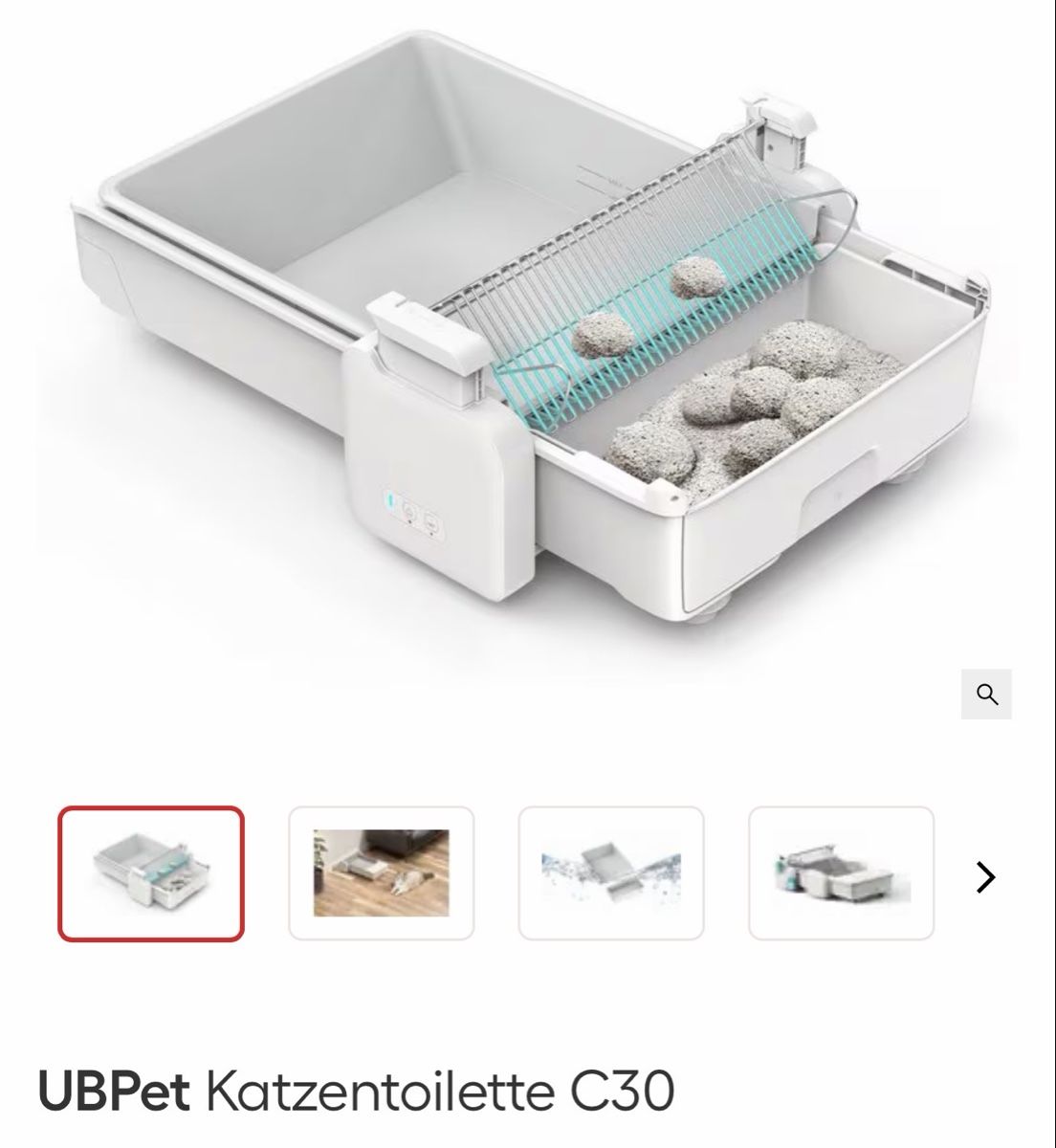 WC: NEU!! Selbstreinigende Katzentoilette – Nuovo (secondo la descrizione) da Embrach venduto da Ilaila94 1