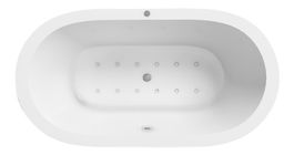 Whirlpool Badewanne MAGGIORE II in schwa