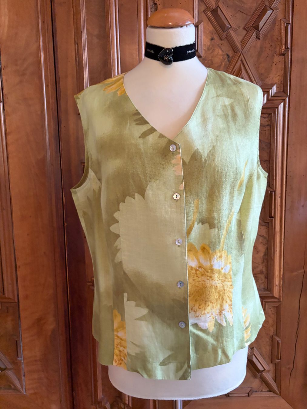 Versace Chemisiers: VERSE / VERSACE  Schwestermarke /  Bluse Weste Gr. 42  NEU – Neuf (Voir description) à Interlaken par Bona55 1