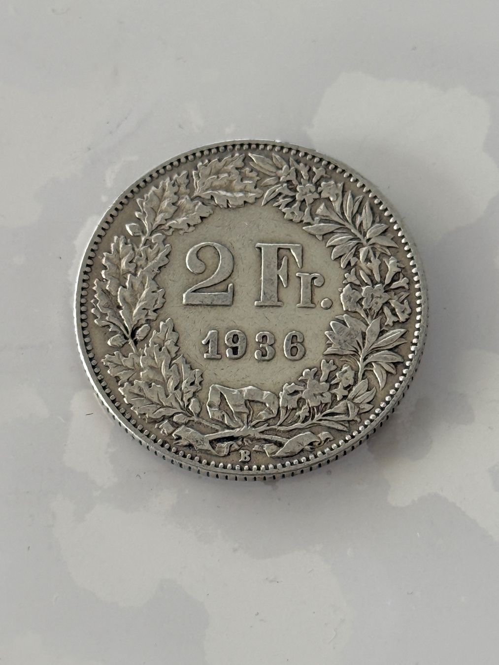 Tutti le monete: 2 Franken 1936  Rar – Usato da Wallisellen venduto da SWISS_SILVER1