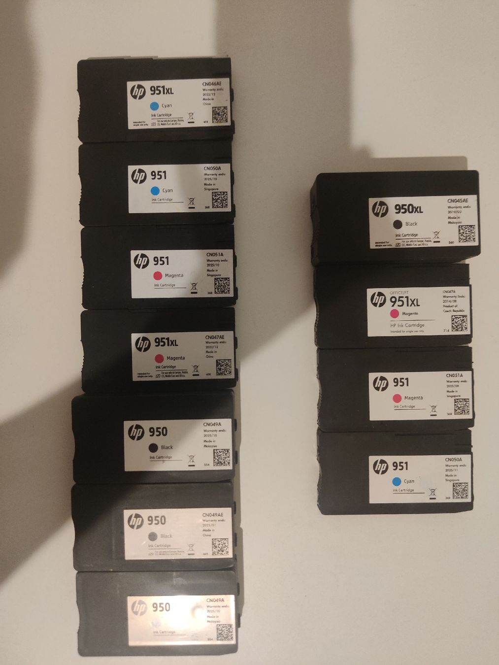 Sonstiges Schreiben & Zeichnen: HP 950/951 Tintenpatronen, div. Farben – Gebraucht aus Villmergen von Jey_11