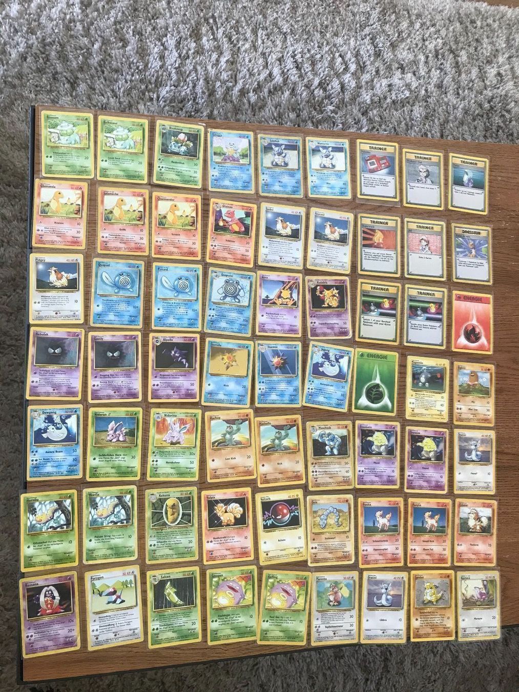 Pokémon Carte collezionabili: Basis-Set 66Stk. 3xHolo alle Starter – Usato da Küssnacht am Rigi venduto da Ebikoner