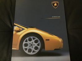 Lamborghini Diablo 6.0 Verkaufsprospekt 6 Seiten englisch