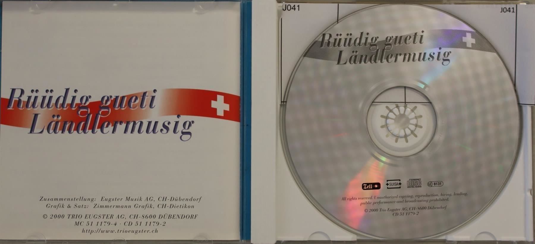 CD: Rüüdig Gueti Ländlermusig – Usato da Luzern venduto da CONTENTI 1