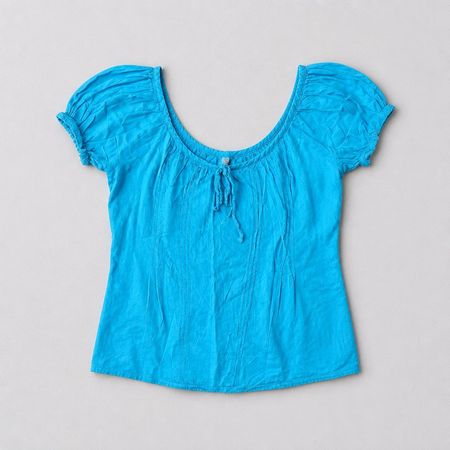 romatisches Blusen Shirt Gr. S Türkis Amisu