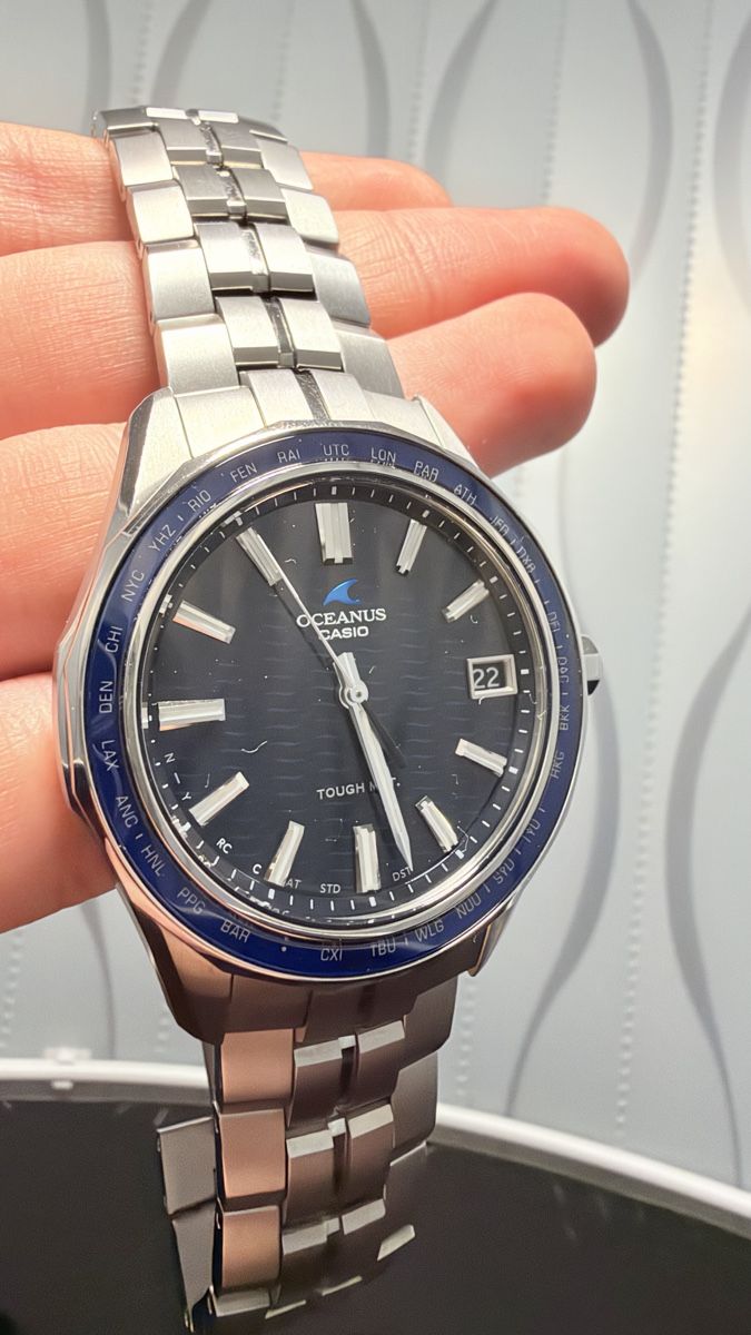 Casio Uhren: Casio Oceanus Watch Tough Solar Bluetooth Titanium – Gebraucht aus Chancy von aelivao 6