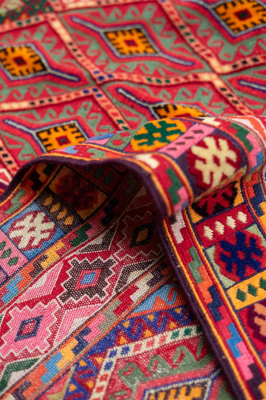Kelim Tappeti: 189x146 Afghan Kelim Handgemacht – Nuovo e nell'imballaggio originale da Luzern venduto da Hera.Kollektiv 1