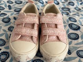 rosa glitzernde Einhorn-Sneakers, Größe 25, toller Zustand