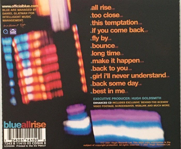 CD: Blue - All rise – Usato da Grüningen venduto da azulgris 1