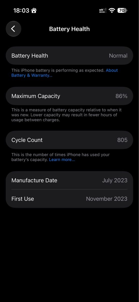 Apple Handys / Smartphones: Apple iPhone 15 Pro dunkelblau 256 GB – Gebraucht aus Winterthur von macalsto 3