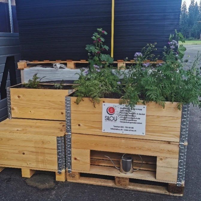 Holzartikel: Stehtisch mit Stauraum / 1200 x 800 x 930 mm – Neu (gemäss Beschreibung) aus Schwarzenegg von SILOU_VERPACKUNGEN 5