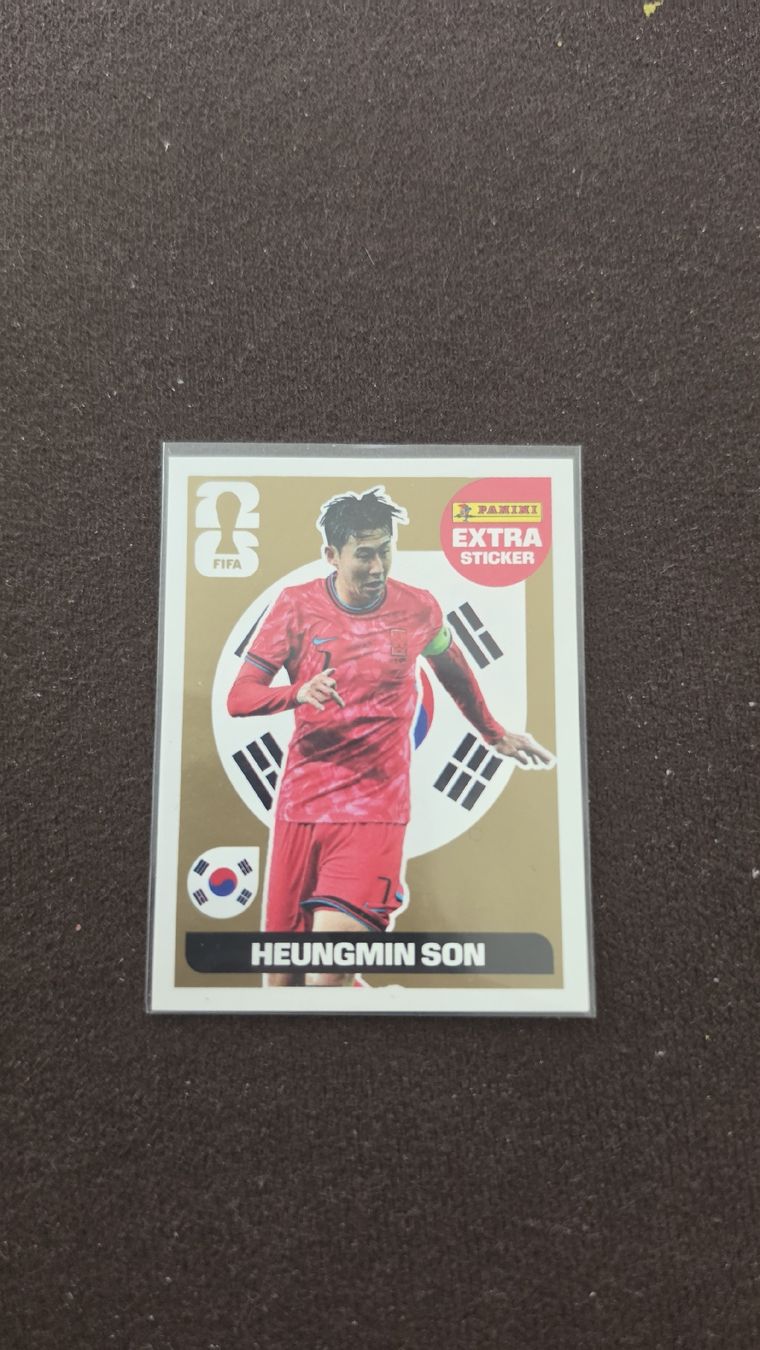 Sticker: Heungmin Son extra sticker gold – Nuovo e nell'imballaggio originale da Allschwil venduto da bur_xs7w