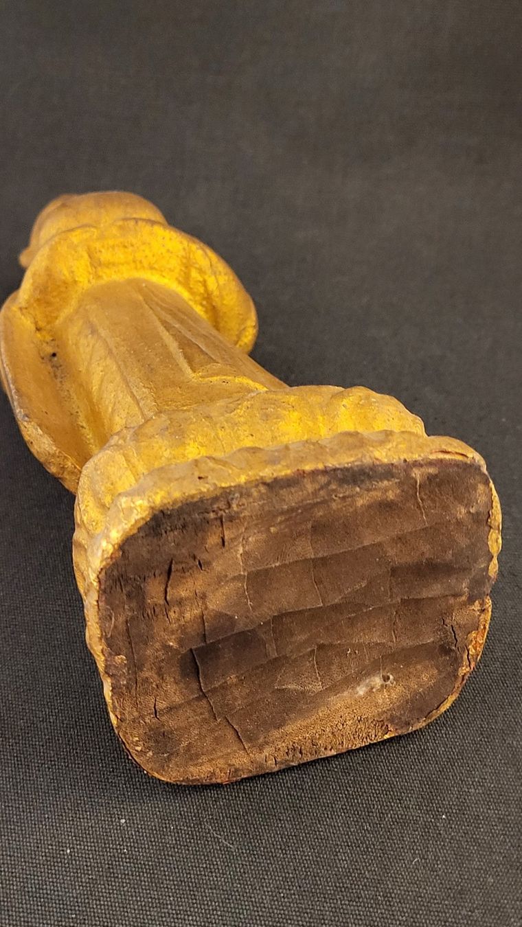 Figurines: Goldige Holz-Figur BUDDHA – D'occasion à Basel par spinne02 7